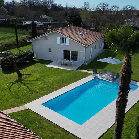 Villa Solanne 10 Pers - Piscine Privee - Clim - Jardin Narrosse